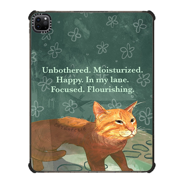 "Catwheezie x CASETiFY iPad Pro 12.9" (第5/6世代) Cat,Animal Black iPad インパクト ケース Unbothered. Moisturized. Mother's Day" "Catwheezie x CASETiFY iPad Pro 12.9" (第5/6世代) Cat,Animal Black iPad インパクト ケース Unbothered. Moisturized. Mother's Day"