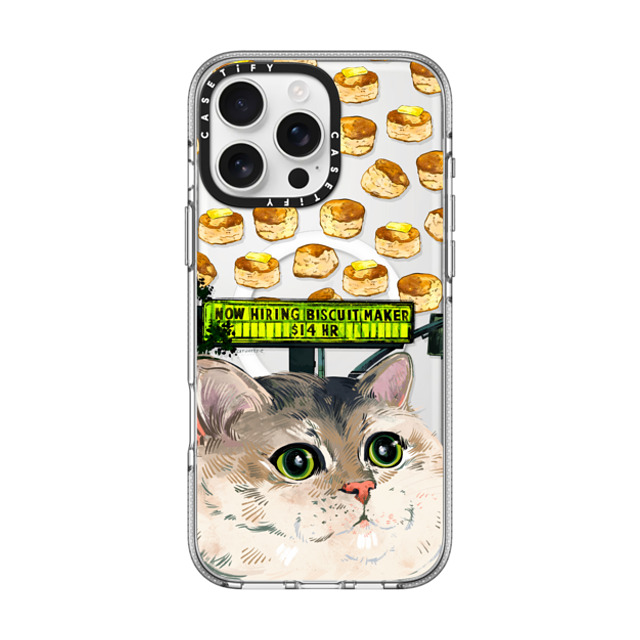 Catwheezie x CASETiFY iPhone 16 Pro Max Case Cat,Animal Clear Clear Case MagSafe Compatible Biscuit Maker Mother's Day Catwheezie x CASETiFY iPhone 16 Pro Max Case Cat,Animal Clear Clear Case MagSafe Compatible Biscuit Maker Mother's Day