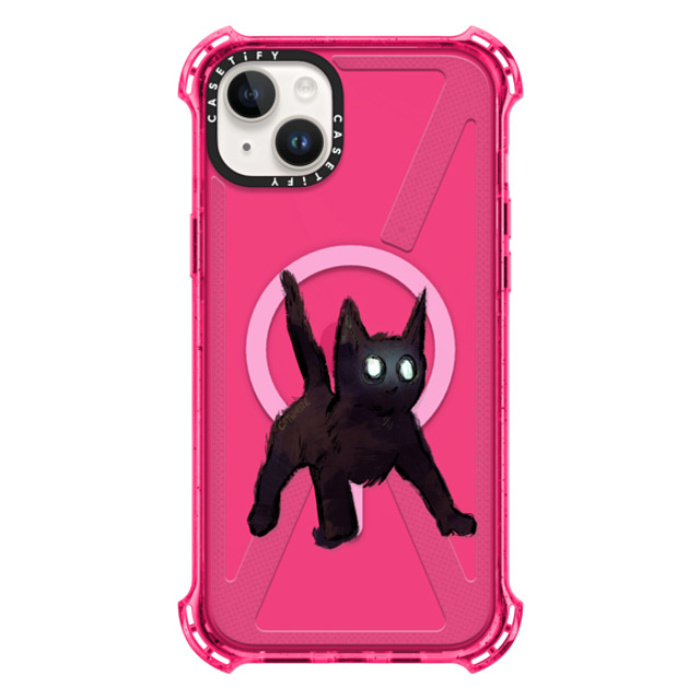 Catwheezie x CASETiFY iPhone 14 Plus Case Cat,Anime Bubble Gum バウンスケース Spooky Surprise Mother's Day Catwheezie x CASETiFY iPhone 14 Plus Case Cat,Anime Bubble Gum バウンスケース Spooky Surprise Mother's Day