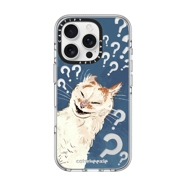 Catwheezie x CASETiFY iPhone 16 Pro Case Cat,Anime クリア クリア ケース MagSafe対応 Scrunge Cat Questions the Meaning of Life Father's Day Catwheezie x CASETiFY iPhone 16 Pro Case Cat,Anime クリア クリア ケース MagSafe対応 Scrunge Cat Questions the Meaning of Life Father's Day