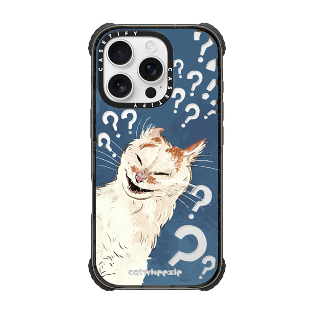 Catwheezie x CASETiFY iPhone 16 Pro Case Cat,Anime Black ウルトラ インパクトケース MagSafe 対応 Scrunge Cat Questions the Meaning of Life Father's Day Catwheezie x CASETiFY iPhone 16 Pro Case Cat,Anime Black ウルトラ インパクトケース MagSafe 対応 Scrunge Cat Questions the Meaning of Life Father's Day