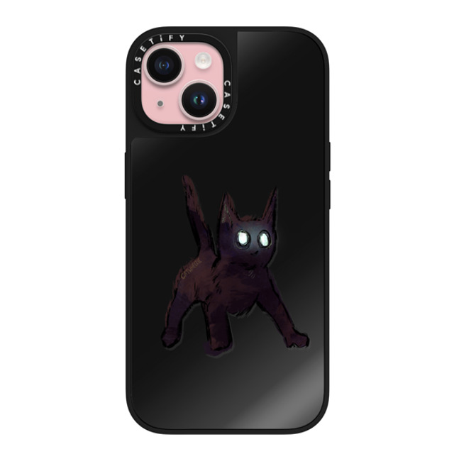 Catwheezie x CASETiFY iPhone 15 Case Black on Black ミラーケース MagSafe対応 Spooky Surprise Catwheezie x CASETiFY iPhone 15 Case Black on Black ミラーケース MagSafe対応 Spooky Surprise