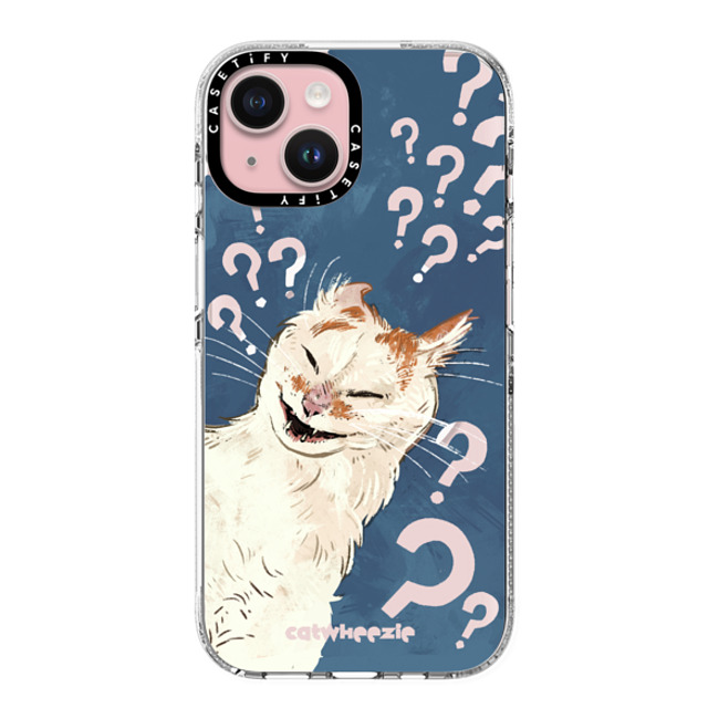 Catwheezie x CASETiFY iPhone 15 Case Cat,Anime クリア クリア ケース MagSafe対応 Scrunge Cat Questions the Meaning of Life Father's Day Catwheezie x CASETiFY iPhone 15 Case Cat,Anime クリア クリア ケース MagSafe対応 Scrunge Cat Questions the Meaning of Life Father's Day