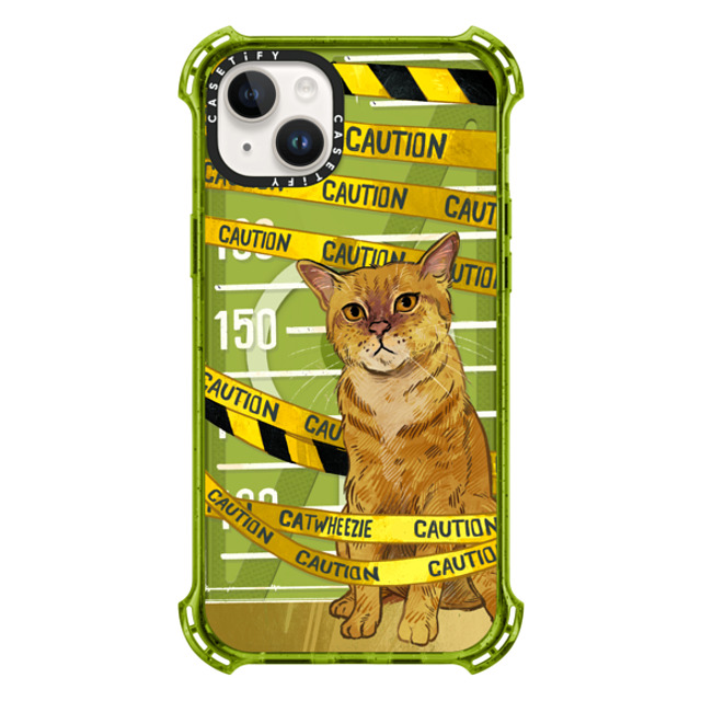 Catwheezie x CASETiFY iPhone 14 Plus Case Cat,Anime Kiwi バウンスケース Crime! Father's Day Catwheezie x CASETiFY iPhone 14 Plus Case Cat,Anime Kiwi バウンスケース Crime! Father's Day