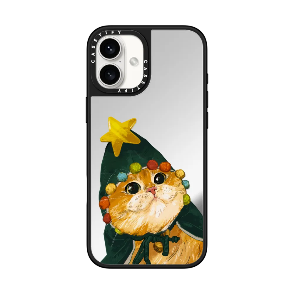 Mirror iPhone 16 Plus Case MagSafe Compatible - The Cat-Mas Tree