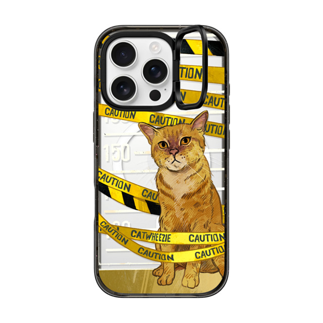 Catwheezie x CASETiFY iPhone 16 Pro Case Cat,Anime Black インパクトリングスタンドケース MagSafe対応 Crime! Mother's Day Catwheezie x CASETiFY iPhone 16 Pro Case Cat,Anime Black インパクトリングスタンドケース MagSafe対応 Crime! Mother's Day