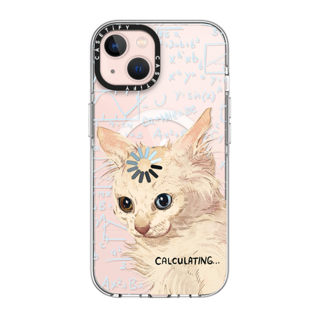 Catwheezie x CASETiFY iPhone 13 ケース クリア クリア ケース MagSafe対応 Calculating...