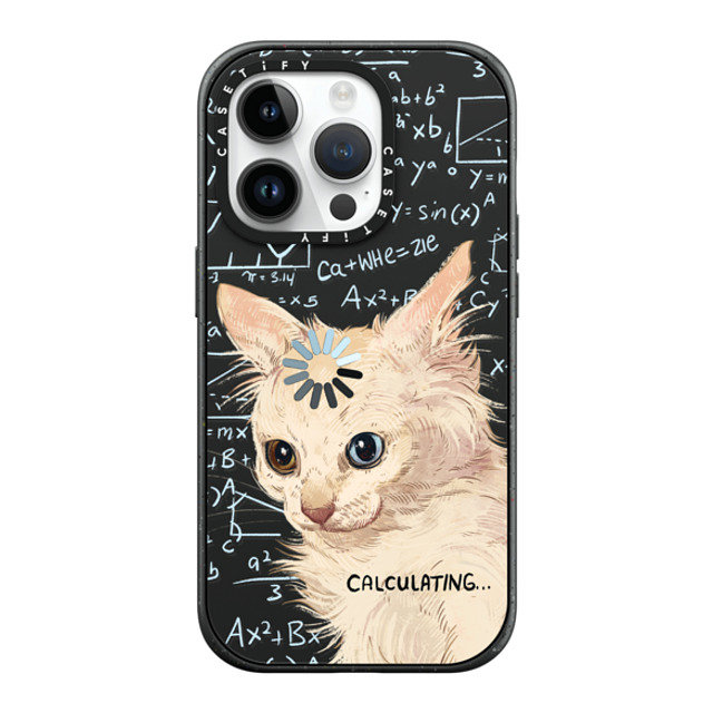 Catwheezie x CASETiFY iPhone 14 Pro ケース マットブラック インパクトケース MagSafe対応 Calculating...