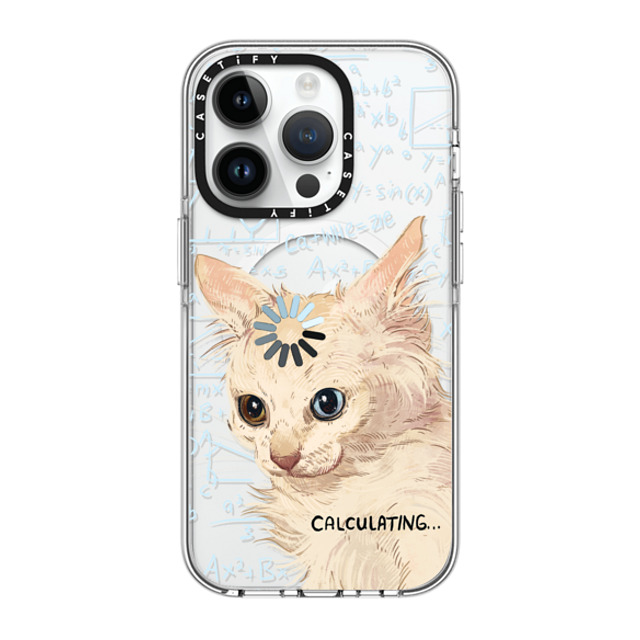 Catwheezie x CASETiFY iPhone 14 Pro ケース クリア クリア ケース MagSafe対応 Calculating...