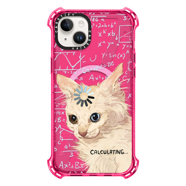 Catwheezie x CASETiFY iPhone 14 Plus ケース Bubble Gum バウンスケース Calculating... Catwheezie x CASETiFY iPhone 14 Plus ケース Bubble Gum バウンスケース Calculating...