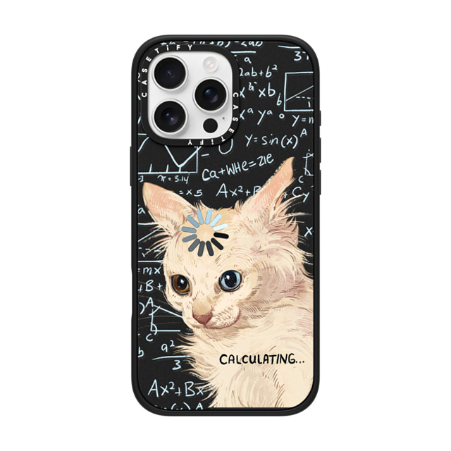 Catwheezie x CASETiFY iPhone 16 Pro Max ケース マットブラック インパクトケース MagSafe対応 Calculating...