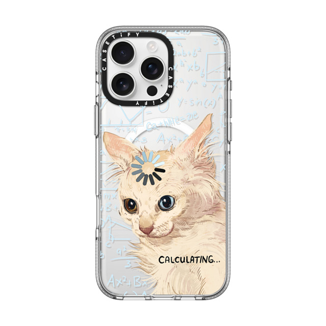 Catwheezie x CASETiFY iPhone 16 Pro Max ケース クリア クリア ケース MagSafe対応 Calculating...