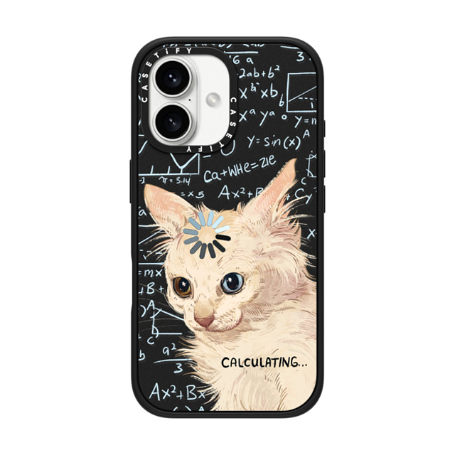 Catwheezie x CASETiFY iPhone 16 ケース マットブラック インパクトケース MagSafe対応 Calculating...