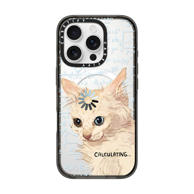 Catwheezie x CASETiFY iPhone 16 Pro ケース ブラック インパクトケース MagSafe対応 Calculating...