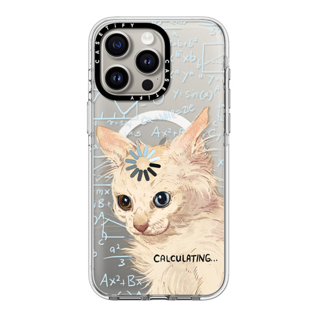 Catwheezie x CASETiFY iPhone 15 Pro Max ケース クリア クリア ケース MagSafe対応 Calculating...