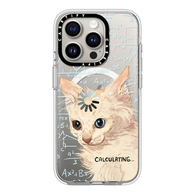 Catwheezie x CASETiFY iPhone 15 Pro ケース クリア クリア ケース MagSafe対応 Calculating...