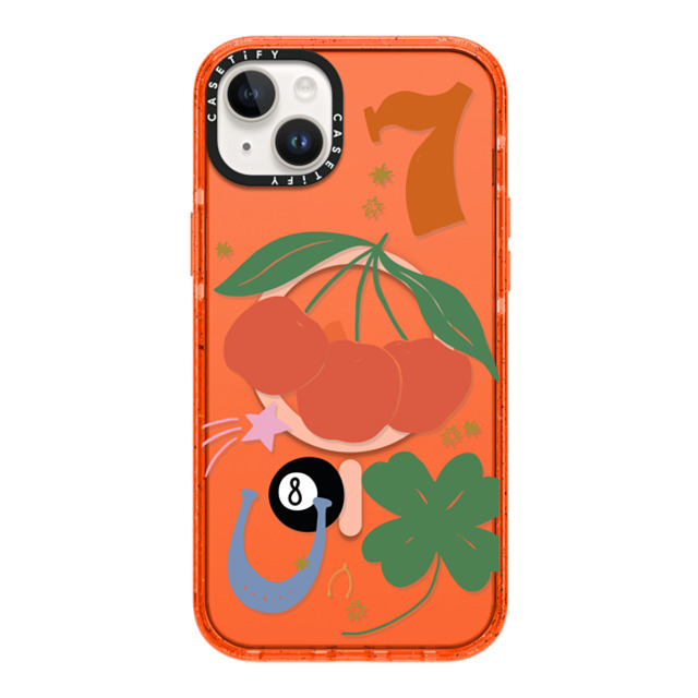 Poppy Almond x CASETiFY iPhone 14 Plus Case Sticker,Cherry オレンジ Impact Case MagSafe Compatible Lucky Back to School Poppy Almond x CASETiFY iPhone 14 Plus Case Sticker,Cherry オレンジ Impact Case MagSafe Compatible Lucky Back to School