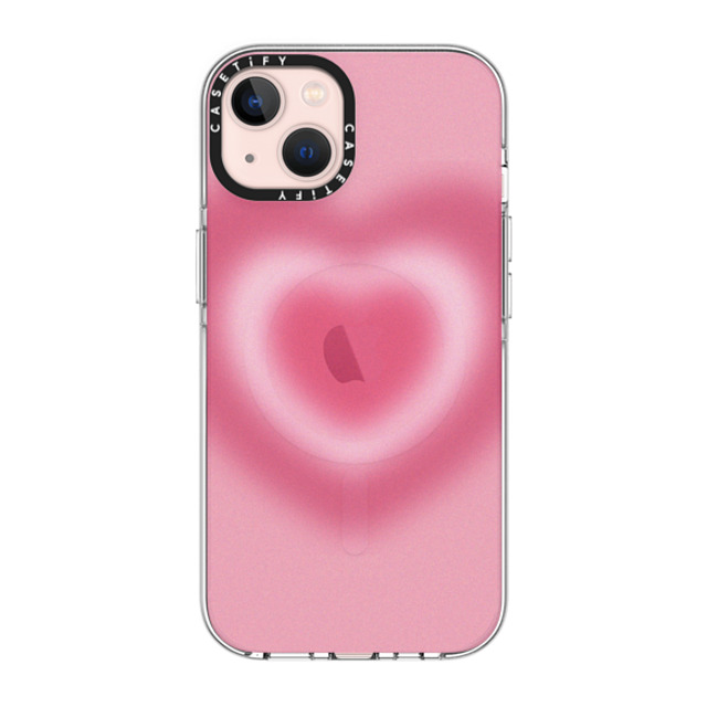 CASETiFY iPhone 13 ケース クリア クリア ケース MagSafe対応 Gradient Love Me Forever