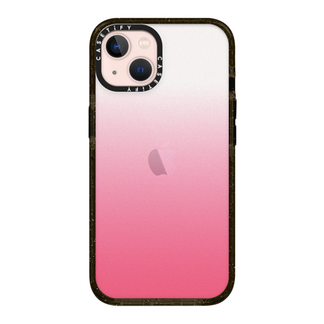 CASETiFY iPhone 13 ケース ブラック インパクトケース Gradient Pink Paradise