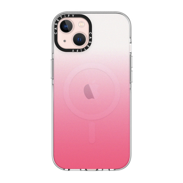 CASETiFY iPhone 13 ケース クリア クリア ケース MagSafe対応 Gradient Pink Paradise