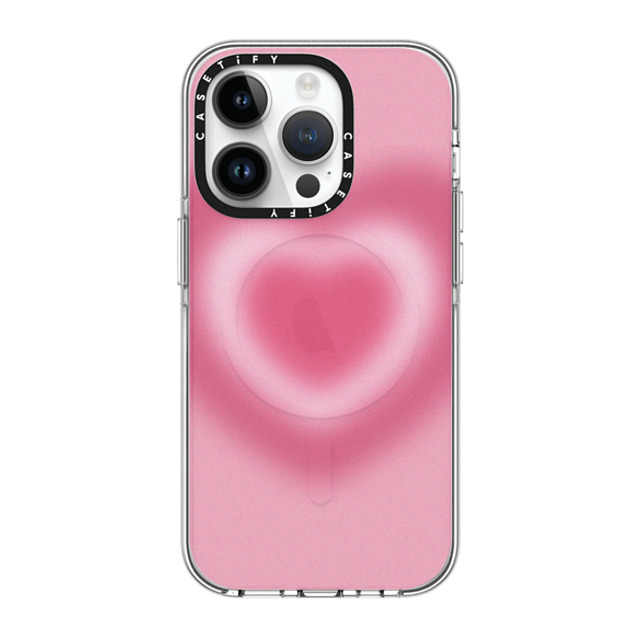 CASETiFY iPhone 14 Pro ケース クリア クリア ケース MagSafe対応 Gradient Love Me Forever