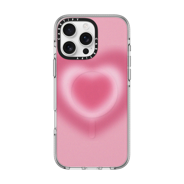 CASETiFY iPhone 16 Pro Max ケース クリア クリア ケース MagSafe対応 Gradient Love Me Forever