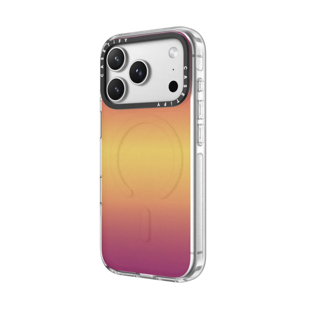 Impact Clear iPhone 17 Pro Max Case MagSafe Compatible - Malibu Sunset