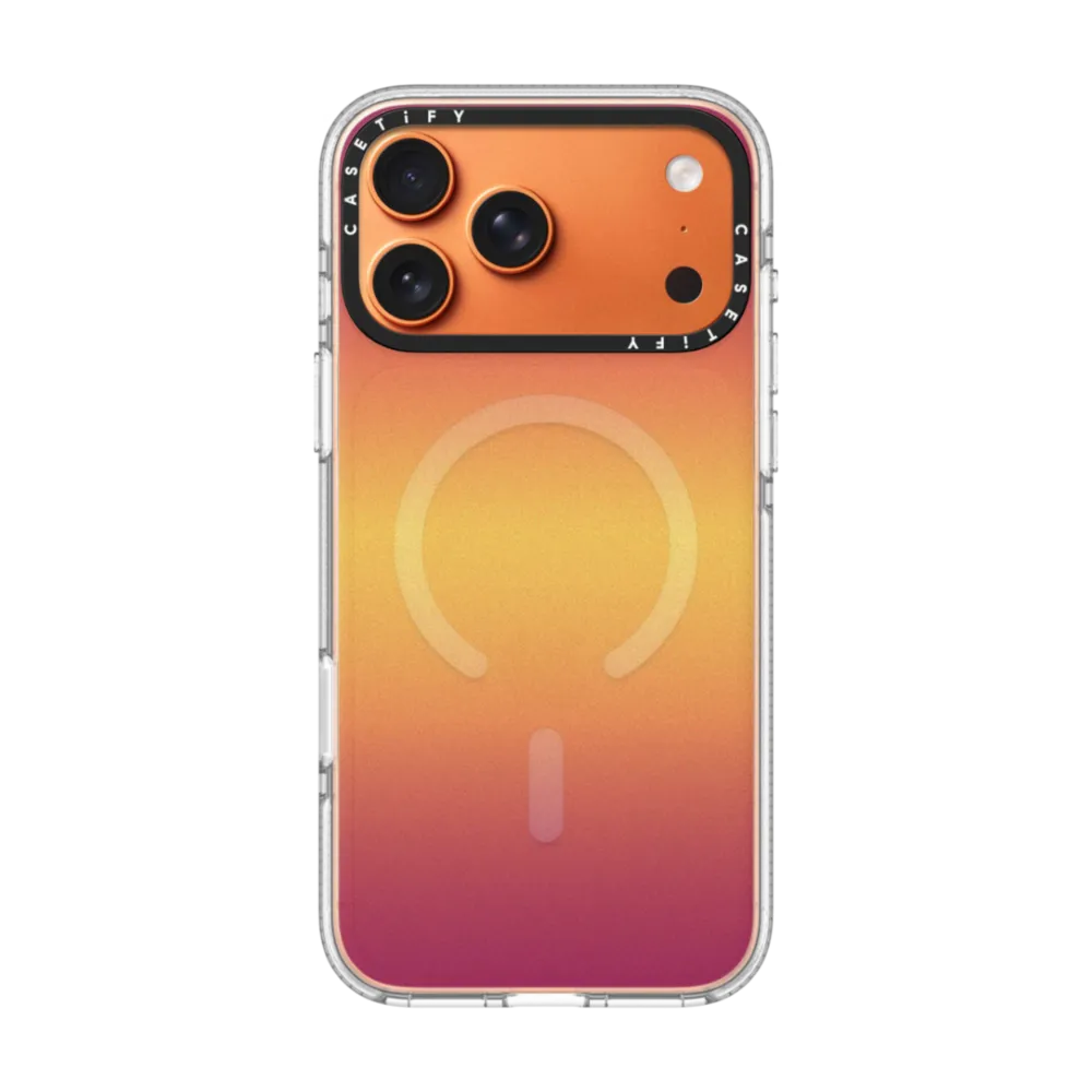 Impact Clear iPhone 17 Pro Max Case MagSafe Compatible - Malibu Sunset