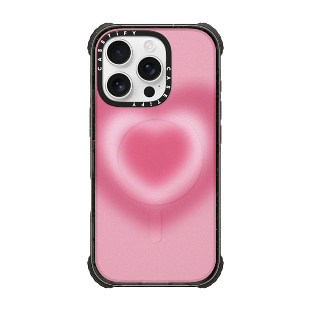 CASETiFY iPhone 16 Pro Case Black ウルトラ インパクトケース MagSafe 対応 Heart,Gradient Love Me Forever CASETiFY iPhone 16 Pro Case Black ウルトラ インパクトケース MagSafe 対応 Heart,Gradient Love Me Forever