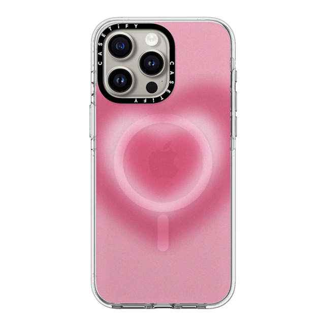 CASETiFY iPhone 15 Pro Max ケース クリア クリア ケース MagSafe対応 Gradient Love Me Forever