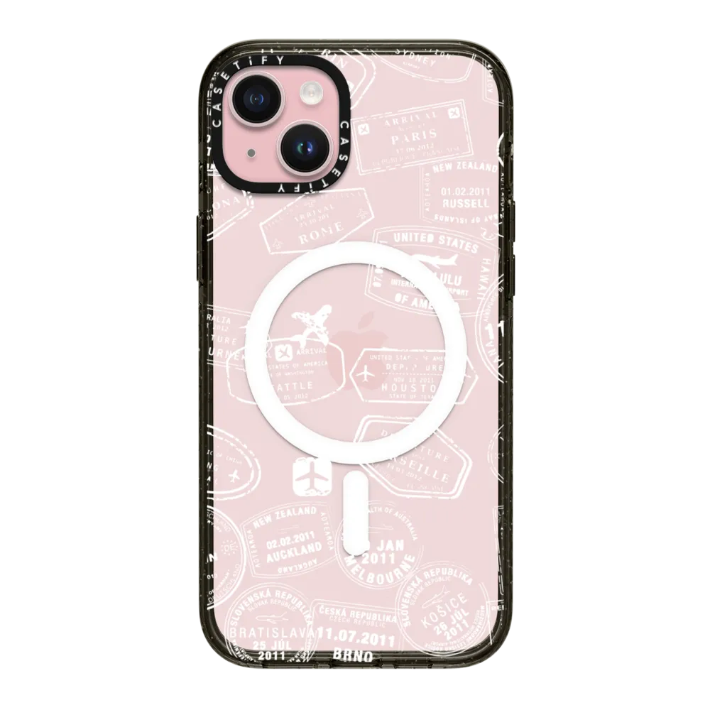 Impact iPhone 15 Plus Case MagSafe Compatible - Let's travel...where to