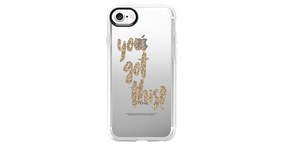 you got this gold glitter – CASETiFY
