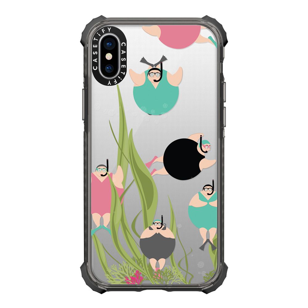 Large Swimming Snorklers In Tank Casetify