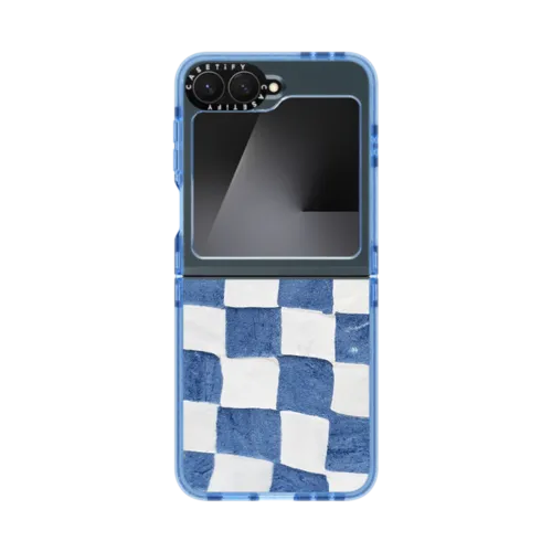 Galaxy Z Flip7 FE - BLUE CHECKERS