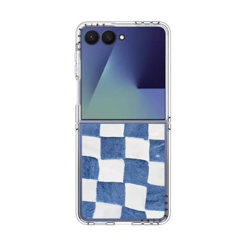 Galaxy Z Flip7 - BLUE CHECKERS