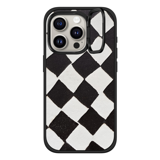 designlovefest x CASETiFY iPhone 15 Pro Case Matte Black インパクトリングスタンドケース MagSafe対応 B & W CHECK designlovefest x CASETiFY iPhone 15 Pro Case Matte Black インパクトリングスタンドケース MagSafe対応 B & W CHECK