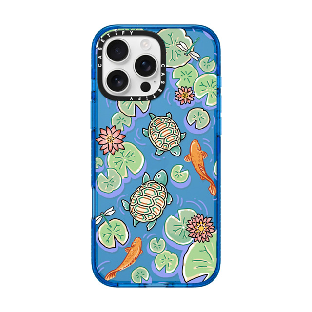 Georgina Leung x CASETiFY iPhone 16 Pro Max �P�[�X Animal,Nature �X�J�C�u���[ �C���p�N�g�P�[�X Lily Ponds