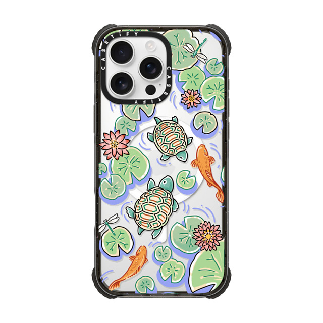 Georgina Leung x CASETiFY iPhone 16 Pro Max ケース Animal,Nature ブラック ウルトラ インパクトケース MagSafe 対応 Lily Ponds Father's Day Georgina Leung x CASETiFY iPhone 16 Pro Max ケース Animal,Nature ブラック ウルトラ インパクトケース MagSafe 対応 Lily Ponds Father's Day