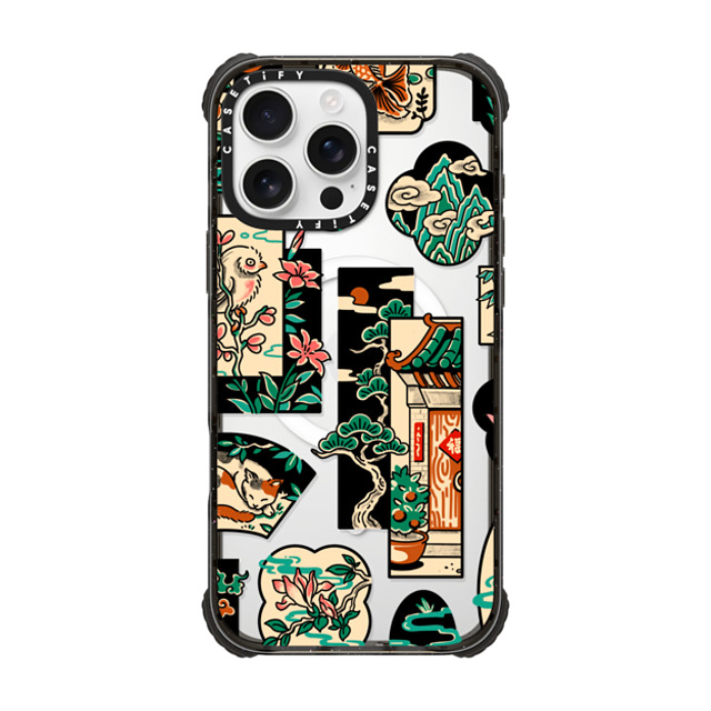 Georgina Leung x CASETiFY iPhone 16 Pro Max Case Black ウルトラ インパクトケース MagSafe 対応 Home Comfort Georgina Leung x CASETiFY iPhone 16 Pro Max Case Black ウルトラ インパクトケース MagSafe 対応 Home Comfort
