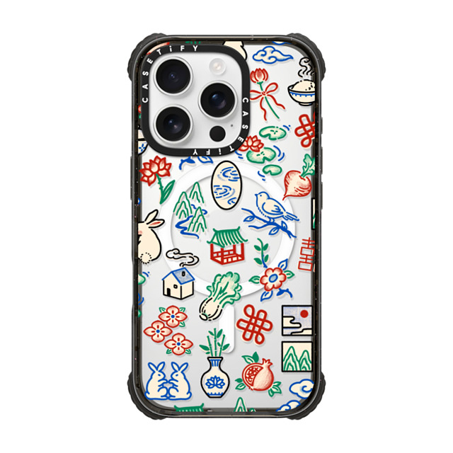 Georgina Leung x CASETiFY iPhone 16 Pro Case Black ウルトラ インパクトケース MagSafe 対応 Mahjong Mini Georgina Leung x CASETiFY iPhone 16 Pro Case Black ウルトラ インパクトケース MagSafe 対応 Mahjong Mini