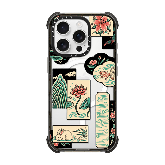 Georgina Leung x CASETiFY iPhone 16 Pro Case Black ウルトラ インパクトケース MagSafe 対応 Patchwork by Georgina Leung Georgina Leung x CASETiFY iPhone 16 Pro Case Black ウルトラ インパクトケース MagSafe 対応 Patchwork by Georgina Leung