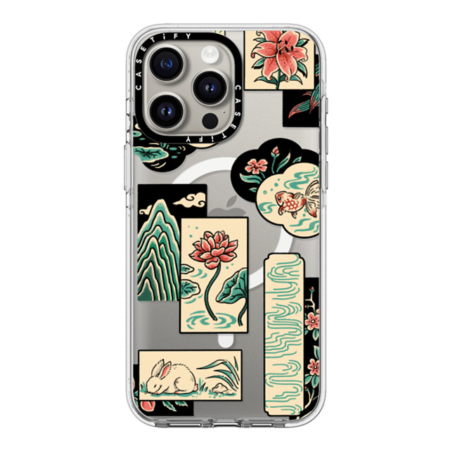 Georgina Leung x CASETiFY iPhone 15 Pro Max ケース クリア クリア ケース MagSafe対応 Patchwork by Georgina Leung