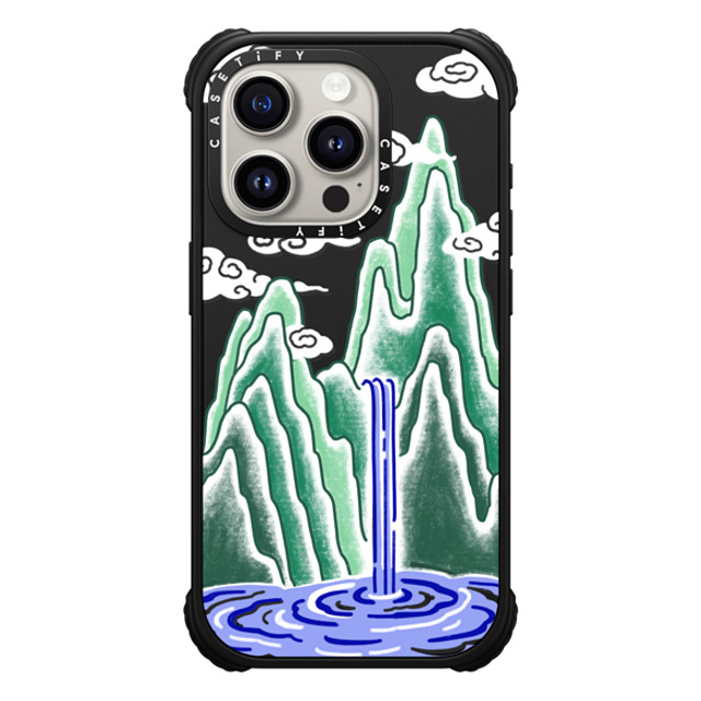 Georgina Leung x CASETiFY iPhone 15 Pro Case Fine Art Matte Black ウルトラ インパクトケース MagSafe 対応 Asian Mountains by Georgina Leung Father's Day Georgina Leung x CASETiFY iPhone 15 Pro Case Fine Art Matte Black ウルトラ インパクトケース MagSafe 対応 Asian Mountains by Georgina Leung Father's Day