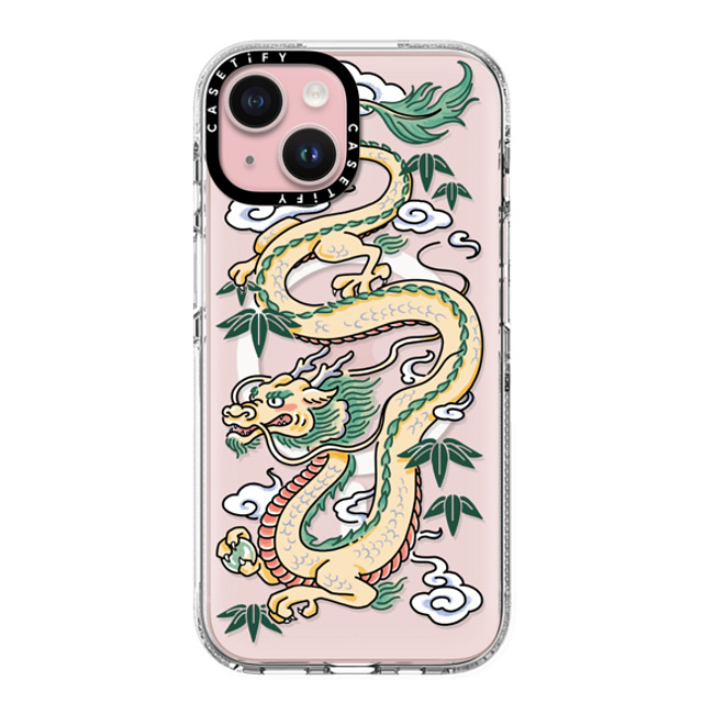 Georgina Leung x CASETiFY iPhone 15 Case Dragon,Fine Art クリア クリア ケース MagSafe対応 Dragon Year Back to School Georgina Leung x CASETiFY iPhone 15 Case Dragon,Fine Art クリア クリア ケース MagSafe対応 Dragon Year Back to School