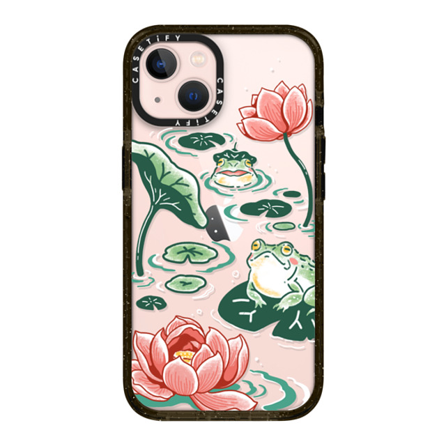 Georgina Leung x CASETiFY iPhone 13 ケース ブラック インパクトケース Pond Life by Georgina Leung