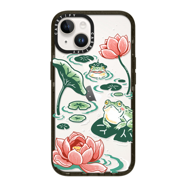 Georgina Leung x CASETiFY iPhone 14 ケース ブラック インパクトケース Pond Life by Georgina Leung