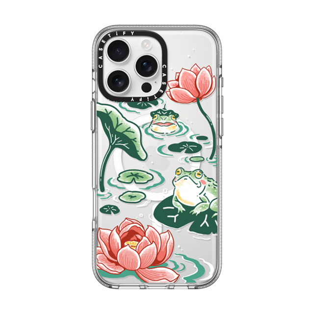 Georgina Leung x CASETiFY iPhone 16 Pro Max ケース クリア クリア ケース MagSafe対応 Pond Life by Georgina Leung