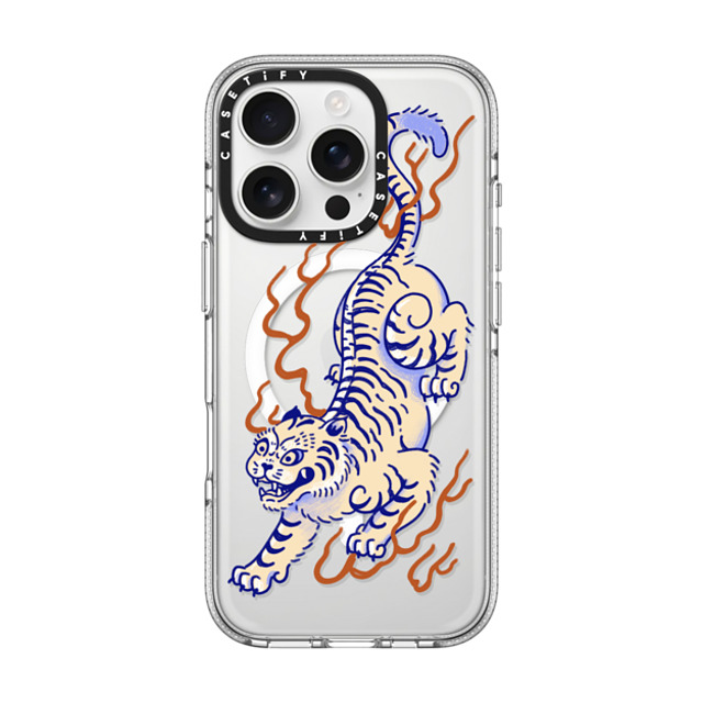 Georgina Leung x CASETiFY iPhone 16 Pro Case Animal,Fine Art クリア クリア ケース MagSafe対応 Year of the Tiger by Georgina Leung Back to School Georgina Leung x CASETiFY iPhone 16 Pro Case Animal,Fine Art クリア クリア ケース MagSafe対応 Year of the Tiger by Georgina Leung Back to School