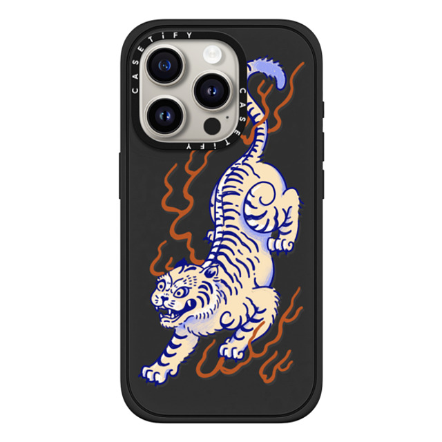 Georgina Leung x CASETiFY iPhone 15 Pro Case Animal,Fine Art Matte Black Impact Case MagSafe Compatible Year of the Tiger by Georgina Leung Back to School Georgina Leung x CASETiFY iPhone 15 Pro Case Animal,Fine Art Matte Black Impact Case MagSafe Compatible Year of the Tiger by Georgina Leung Back to School