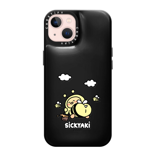 SICKYAKI x CASETiFY iPhone 13 Case Phantom Black ピローケース honeybee sickyaki SICKYAKI x CASETiFY iPhone 13 Case Phantom Black ピローケース honeybee sickyaki